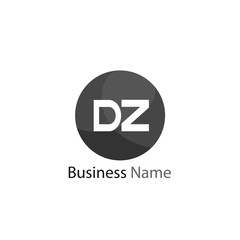 Initial Letter DZ Logo Template Design