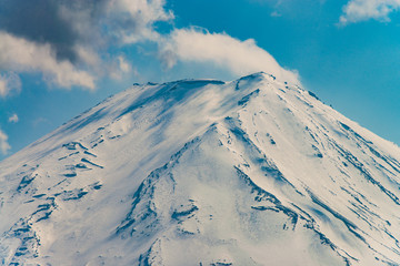 Mount Fuji Peak. Fujiyama