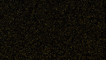 Background with sparkles on a black background