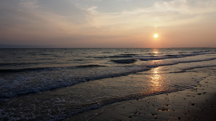 Ile de Ré, Frankreich: Sonnenuntergang am Atlantik