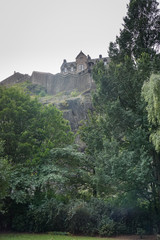 Fototapeta na wymiar Edinburgh Castle Skyline