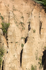 Amazing Sunset view of rock formation Stob pyramids, Rila Mountain, Kyustendil region, Bulgaria