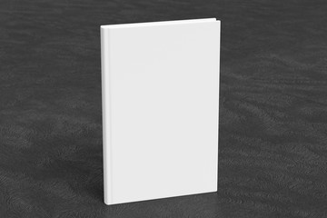 Fototapeta premium Verical blank book cover mockup