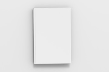 Verical blank book cover mockup - obrazy, fototapety, plakaty