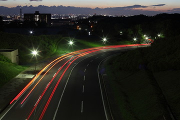 岡崎中央総合公園からの夜景