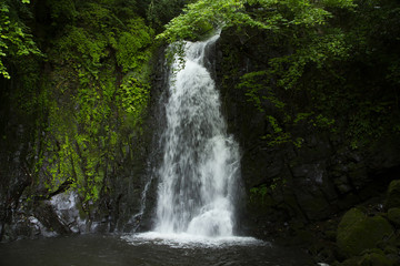 Naklejka premium Tengu waterfall in Oita prefecture