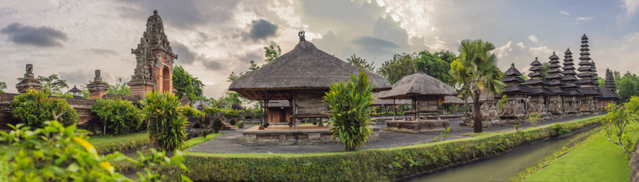 Traditional balinese hindu Temple Taman Ayun in Mengwi. Bali, Indonesia