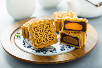 Traditional Chinese mooncakes