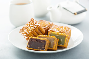 Traditional Chinese mooncakes