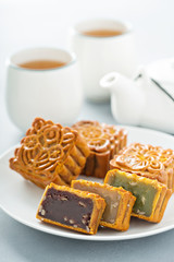 Traditional Chinese mooncakes