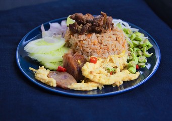 Rice Seasoned with Shrimp Paste Recipe