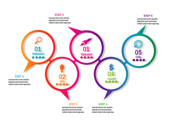 modern infographic element template