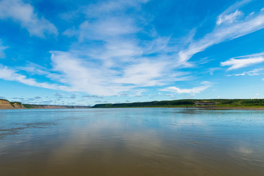 The Mackenzie River, Northwest Territories, Canada