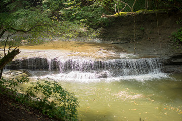 Waterfall on the creek in Wintergreen gorge