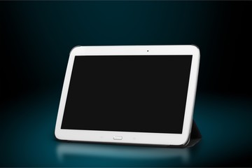 Digital tablet isolated on white