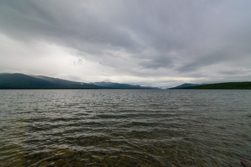 Quiet Lake Is A Remote Lake Along The South Canol Road, Yukon, Canada.