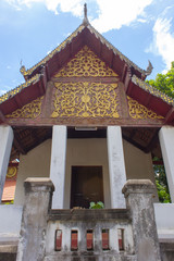 old thai chapel in temple