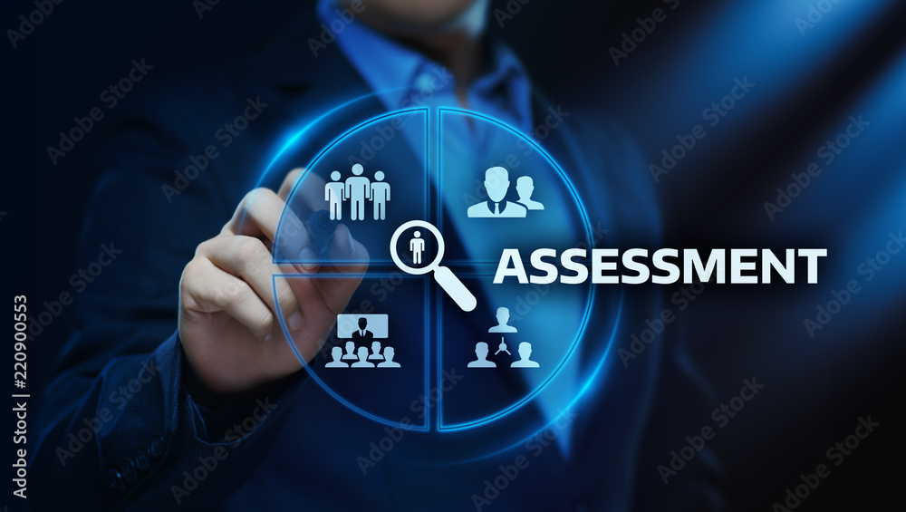 Canvas Prints assessment analysis evaluation measure business analytics technology concept