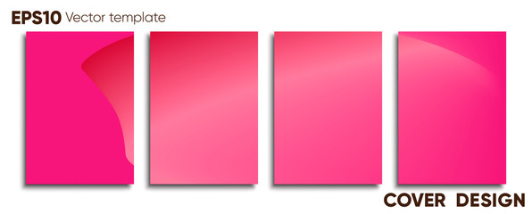 Fototapeta premium Creative colored cover. Cover design.