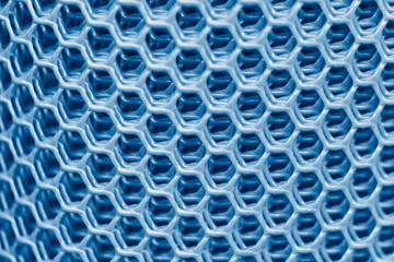 Pattern of Hexagon nano geometry 6 sided polygon structure like allotropes of carbon nanotube.