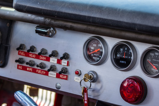 Dune Buggy Dash Panel Close Up Stock Photo Adobe Stock
