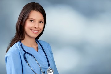 Young female doctor in hospital