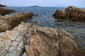     Beautiful Greek coastline 