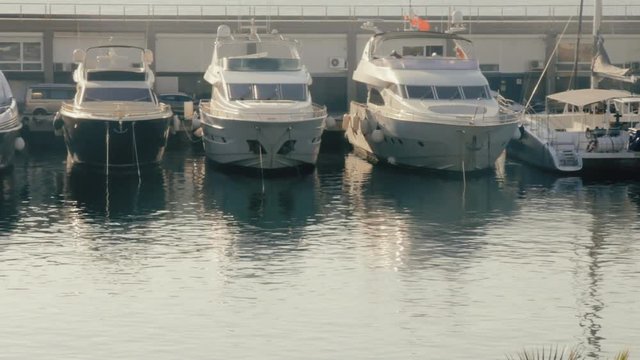 Yacht club on the Mediterranean coast
