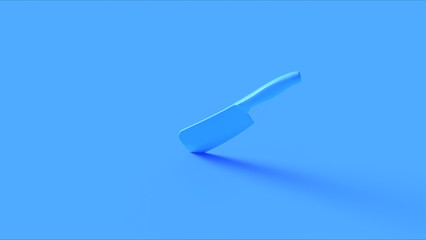 Blue Knife 3d illustration 3d rendering	