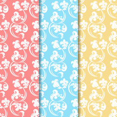 Floral seamless pattern leaves