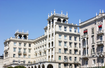 Obraz premium TBILISI, GEORGIA - SEPTEMBER 02, 2018: View of Tbilisi town, the Capital of Georgia