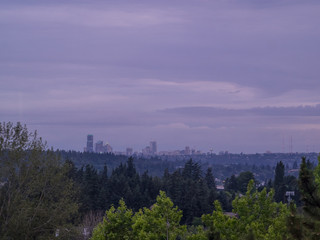 Seattle Skyline Sunset