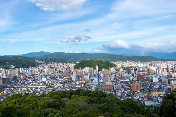 Obraz premium 松山市の眺望