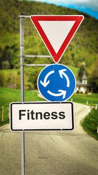 Schild 364 - Fitness