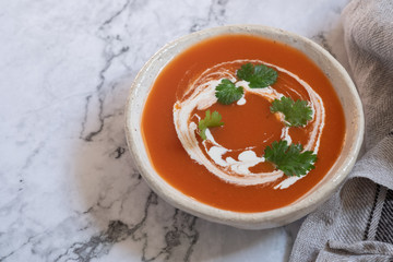 fresh cream of tomato soup