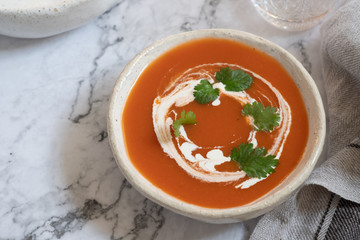 fresh cream of tomato soup