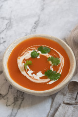 fresh cream of tomato soup