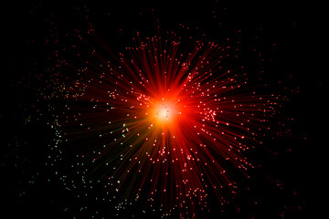 Abstract Creative Optic Fiber Lamp Background 