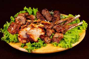 Grilled kebab mix