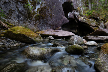 Beautiful Canadian Nature Landscape in Monmouth Canyon. Located in Squamish, North of Vancouver, British Columbia, Canada.