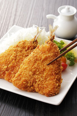 アジフライ　Japanese deep fried breaded horse mackerel