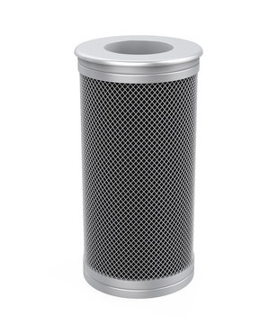Trash Can Isolated