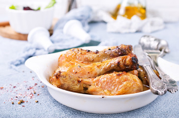 baked chicken legs