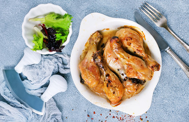 baked chicken legs