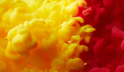 Ink drop in water background