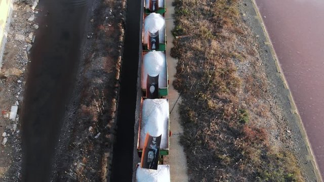 Trenino per il trasporto del sale