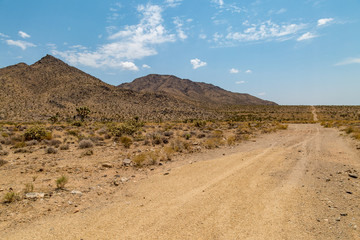 An arid and dusty Arizona landscape