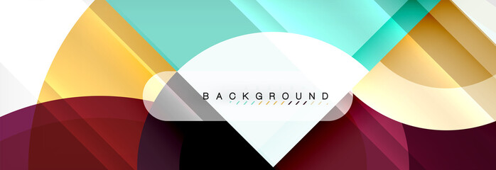 Obraz premium Vector circular abstract background