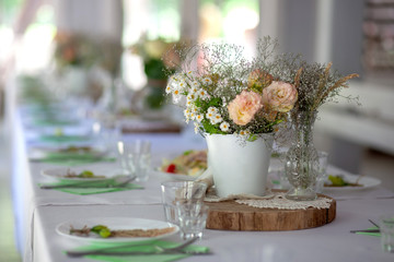  Flower decorations for table