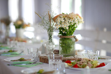  Flower decorations for table